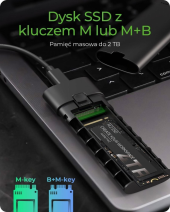 ICYBOX Obudowa dysku IB-1806MT-CU31 M.2 NVMe SSD 10 Gbps  - IB-1806MT-CU31 - Zdjęcie 5