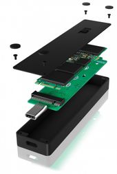 ICYBOX Obudowa M.2 USB 3.1 z mechanizmem przesuwnym IB-1814-C31 - IB-1814-C31 - Zdjęcie 6