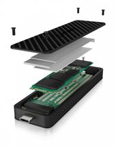 ICYBOX Obudowa IB-1820M-C31 Type-C na PCIe NVMe M.2 2230/2242/2260/2280  - IB-1820M-31 - Zdjęcie 6