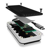 ICYBOX IB-1821ML-C31 M.2 NVMe z oświetleniem Type-C USB 3.1 na PCIe NVMe M.2 2230/2242/2260/2280 SSD - IB-1821ML-C31 - Zdjęcie 2