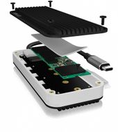 ICYBOX IB-1821ML-C31 M.2 NVMe z oświetleniem Type-C USB 3.1 na PCIe NVMe M.2 2230/2242/2260/2280 SSD - IB-1821ML-C31 - Zdjęcie 8