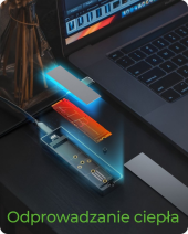 ICYBOX Obudowa dysku IB-1826MCL-CU31 M.2 NVMe i SATA obudowa, RGB lighting, USB 3.2 Gen 2, 10 Gbps  - IB-1826MCL-CU31 - Zdjęcie 5