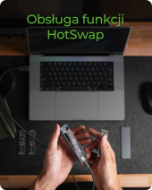 ICYBOX Obudowa dysku IB-1826MCL-CU31 M.2 NVMe i SATA obudowa, RGB lighting, USB 3.2 Gen 2, 10 Gbps  - IB-1826MCL-CU31 - Zdjęcie 6