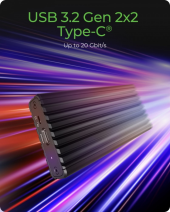 ICYBOX Obudowa IB-1917M-C32a NVMe USB 3.2 Gen 2x2,  20 Gbit/s  - IB-1917M-C32a - Zdjęcie 6