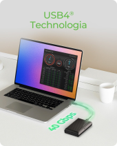 ICYBOX Obudowa SSD IB-1920M-C42 NNVMe SSD , USB4 GEN 3x2 (40GB)  - IB-1920M-C42 - Zdjęcie 2