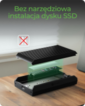 ICYBOX Obudowa SSD IB-1920M-C42 NNVMe SSD , USB4 GEN 3x2 (40GB)  - IB-1920M-C42 - Zdjęcie 5