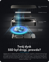 ICYBOX Obudowa z 80 Gbps IB-1980M-80G Thunderbolt 5 M.2 NVMe SSD - IB-1980-80G Diamond Case 1980 - Zdjęcie 4