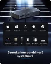 ICYBOX Obudowa z 80 Gbps IB-1980M-80G Thunderbolt 5 M.2 NVMe SSD - IB-1980-80G Diamond Case 1980 - Zdjęcie 6