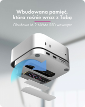 ICYBOX Stacja dokująca IB-DK100 Mac Mini M4 7 w 1 z M.2 NVMe Slot - IB-DK100 - Zdjęcie 2