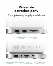 ICYBOX Stacja dokująca IB-DK100 Mac Mini M4 7 w 1 z M.2 NVMe Slot - IB-DK100 - Zdjęcie 4