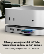 ICYBOX Stacja dokująca IB-DK100 Mac Mini M4 7 w 1 z M.2 NVMe Slot - IB-DK100 - Zdjęcie 5