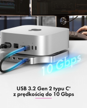 ICYBOX Stacja dokująca IB-DK100 Mac Mini M4 7 w 1 z M.2 NVMe Slot - IB-DK100 - Zdjęcie 6