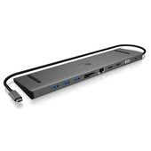 ICYBOX Stacja dokująca IB-DK2106-C Type-C z potrójnym wyjściem wideo, 2x High Speed HDMI typu A, 1x interfejs VGA, trzy interfejsy USB 3.0Single  - IB-DK2106-C - Zdjęcie 1