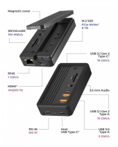 ICYBOX Slot na NVMe SSD  IB-DK4072-CU31 10w1 - IB-DK4072M-CU31 - Zdjęcie 5