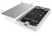 ICYBOX IB-RD288M2 2xSSD SATA M.2 RAID  - IB-RD288M2 - Zdjęcie 2