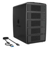 ICYBOX System-RAID dla 5 HDD 2,5"/3,5" SATA, IB-RD3705-CU3 RAID 0,1,10,3,5, Single, Large, Clone  - IB-RD3705-CU3 - Zdjęcie 2