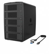 ICYBOX System-RAID dla 5 HDD 2,5"/3,5" SATA, IB-RD3705-CU3 RAID 0,1,10,3,5, Single, Large, Clone  - IB-RD3705-CU3 - Zdjęcie 3
