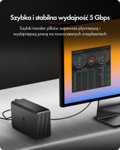 ICYBOX Obudowa IB-RD3720-CU3 RAID 2x2,5/3,5 SATA HDD  - IB-RD3720-CU3 - Zdjęcie 5