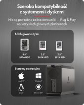 ICYBOX Obudowa IB-RD3720-CU3 RAID 2x2,5/3,5 SATA HDD  - IB-RD3720-CU3 - Zdjęcie 6