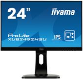 IIYAMA Monitor 24 XUB2492HSU- SPEAKERS,ULTRASLIM,USB - XUB2492HSU-B1 - Zdjęcie 1