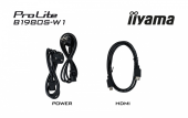 IIYAMA Monitor 19 cali B1980S-W1 HDMI,DP.PIVIOT,HAS/150mm  - B1980S-W1 - Zdjęcie 7
