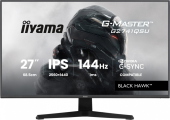 IIYAMA Monitor 27 cali G2741QSU-B1 IPS,QHD,144Hz,1ms,2xUSB                  Adaptive G-SYNC,HDMI,DP,350cd,  - G2741QSU-B1 - Zdjęcie 1