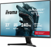IIYAMA Monitor 27 cali G2771HSU-B1 0.4ms,Fast IPS,1xUSB 3.2, 1xUSB C,      240Hz, DP, 2xHDMI,  Adaptive G-SYNC - 1920 x 1080 @48-240Hz  DisplayPort Only  - G2771HSU-B1 - Zdjęcie 6