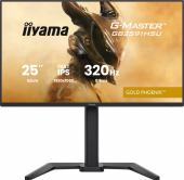 IIYAMA Monitor 25 cali GB2591HSU-B1 0.4ms, DP, 2xHDMI 2.1, 320Hz, Fast IPS, USB HUB x4 - GB2591HSU-B1 - Zdjęcie 12