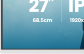 IIYAMA Monitor 27 cali GB2771HSU-W1 0.4ms,Fast IPS, HAS (150) PIVOT,        1xUSB 3.2, 1xUSB C, 240Hz, DP, 2xHDMI,Adaptive G-SYNC - 1920 x 1080 @48-240Hz Dis - GB2771HSU-W1 - Zdjęcie 3
