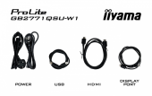 IIYAMA Monitor  27 cali GB2771QSU-W1 QHD,Fast IPS,200Hz,HAS (150) PIVOT,     2xUSB 3.2, 2xUSB C, 0,5ms, 2xHDMI, DP, 350cd,Adaptive G-SYNC - 2560 x 1440    @4 - GB2771QSU-W1 - Zdjęcie 12