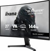 IIYAMA Monitor 27 cali GC2781HSU-B1 VA, FHD, 144Hz, 1ms, 2xUSB, 1500R, 350 cd, 4000:1, HDMI, DP, FreeSync -1920x1080 (48-144Hz), 2x2W - GC2781HSU-B1 - Zdjęcie 5