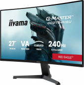 IIYAMA Monitor 27 cali GC2784HSU-B1 FHD, 0.7ms, VA, 1500R, 240Hz 2xHDMI, DP, 2xUSB, FreeSync Premium -1920x1080 (48-240Hz), HDR10, 2x2W - GC2784HSU-B1 - Zdjęcie 5
