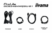 IIYAMA Monitor G-Master 34 cale GCB3484WQSU-B1,VA,UWQHD,180Hz,1500R, 21:9, 500cd/m2, 2x5W - GCB3484WQSU-B1 - Zdjęcie 2