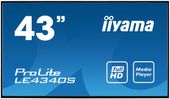 IIYAMA Monitor 43 LE4340S-B3 VA/FHD/HDMI/VGA/USB/RJ45/2X10W/16/7  - LE4340S-B3 - Zdjęcie 1