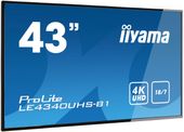 IIYAMA Monitor 43 LE4340UHS-B1 4K,18/7,LAN,AMVA3,USB,HD  - LE4340UHS-B1 - Zdjęcie 10