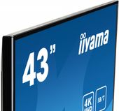 IIYAMA Monitor 43 LE4340UHS-B1 4K,18/7,LAN,AMVA3,USB,HD  - LE4340UHS-B1 - Zdjęcie 12