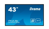 IIYAMA Monitor wielkoformatowy 43 cale LE4341S-B1 IPS,FHD,18/7,LAN,HDMI  - LE4341S-B1 - Zdjęcie 1
