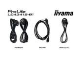 IIYAMA Monitor wielkoformatowy 43 cale LE4341S-B1 IPS,FHD,18/7,LAN,HDMI  - LE4341S-B1 - Zdjęcie 6