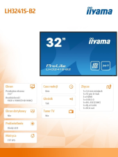 IIYAMA Monitor 32 cale LH3241S-B2 IPS,FHD,HDMI,24/7,RJ45  - LH3241S-B2 - Zdjęcie 10