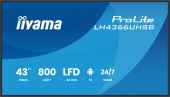IIYAMA Monitor  profesjonalny 43 cale LH4366UHSB-B1AG 4K, VA, A14, 800cd, 4000:1, 6,5ms,2xHDMI, USB-C, RJ45, 2xUSB, 2x10W, WiFi, iiSignage2, RAM: 4GB, ROM: 3 - LH4366UHSB-B1AG - Zdjęcie 6