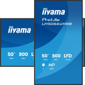 IIYAMA Monitor profesjonalny 50 cali LH5066UHSB-B1AG IPS,4k,800cd,1200:1,Android14,6.5ms   ,2xHDMI, USB-C, RJ45, 2xUSB, 2x10W, WiFi, iiSignage2, 4/32GB - LH5066UHSB-B1AG - Zdjęcie 12