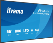 IIYAMA Monitor profesjonalny 55 cali LH5566UHSB-B1AG 4K, VA, A14, 800cd, 5000:1, 6,5ms,    2xHDMI, USB-C, RJ45, 2xUSB, 2x10W, WiFi, iiSignage2 4/32GB - LH5566UHSB-B1AG - Zdjęcie 2
