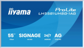 IIYAMA Monitor 55 cali LH5581UHSG-1AG 24/7,VA,ANDROID 14,4K, 2x10W, WiFi,    UCHWYT CIENNY, 2xHDMI, USB-C, RJ45, IR, 2xUSB, WHITE  - LH5581UHSG-1AG - Zdjęcie 1