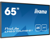 IIYAMA Monitor 65 cali LH6570UHB-B1 4K, 24/7, Android, 700cd, VA, Pion, Slime line - LH6570UHB-B1 - Zdjęcie 4