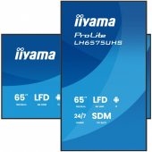 IIYAMA Monitor 65 cali LH6575UHS-B2AG,24/7,IPS,ANDROID.11,4K,  WiFi,         iiSignage2, FailOver, EShare, 24/7, full daisy chain  - LH6575UHS-B2AG - Zdjęcie 2
