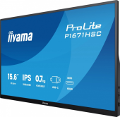 IIYAMA Monitor 15.6 cala P1671HSC-B1 IPS,FHD,miniHDMI,2xUSBC,250cd,8ms,2x1W,  0,7kg - P1671HSC-B1 - Zdjęcie 8