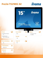 IIYAMA Monitor 15 cali T1521MSC-B2 POJEMN.10PKT.TN,7H,IP65(front),VGA,HDMI,2x2W,4:3,VESA - T1521MSC-B2 - Zdjęcie 4