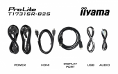 IIYAMA Monitor  17 cali ProLite T1731SR-B2S TN,RESISTIVE,HDMI,DP,VGA,250cd,1000:1,  5ms - T1731SR-B2S - Zdjęcie 10
