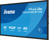 IIYAMA Monitor 55 cali T5529AS-B1AG VA,4K,HDMIx2,USB-C,RJ45,2x10W,WiFi,     Android 14, Signal FailOver, Whiteboard, iiSignage2 (CMS), iiControl (DMS),   iiS - T5529AS-B1AG - Zdjęcie 3