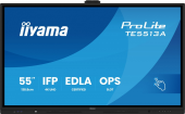 IIYAMA Monitor 55 cali ProLite TE5513A-B3AG INFRARED,40pkt,IPS,4K,500cd,1200:1,8ms  WiFi,USB, ANDROID 14, Google EDLA,2x20W, uchwyt ścienny - TE5513A-B3AG - Zdjęcie 1